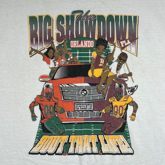 HBCU Orlando Classic TShirt XL FAMU Bethune Cookman Florida A&M College Football - Picture 4 of 9